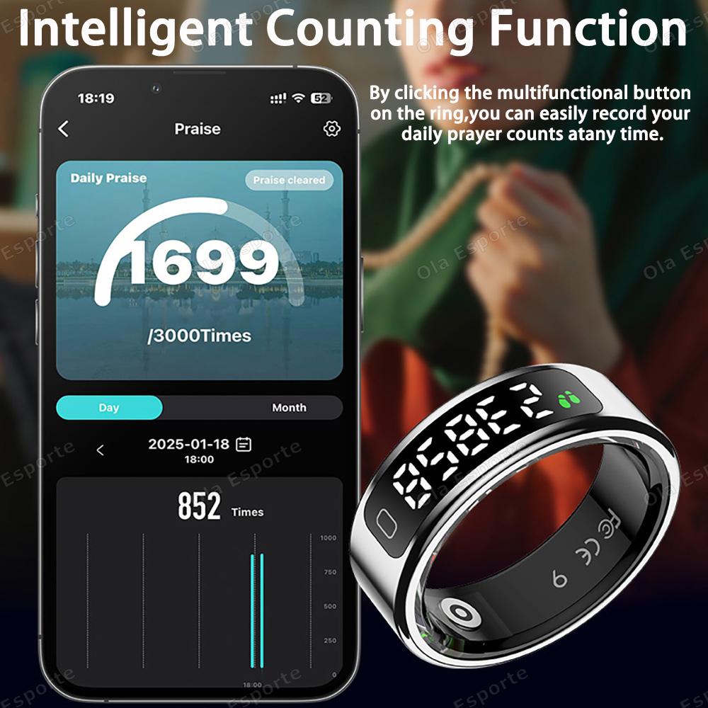 Yeni Akıllı Yüzük Şarj Kutusu  - Blood Pressure Monitor incelemesi ve fiyatı
